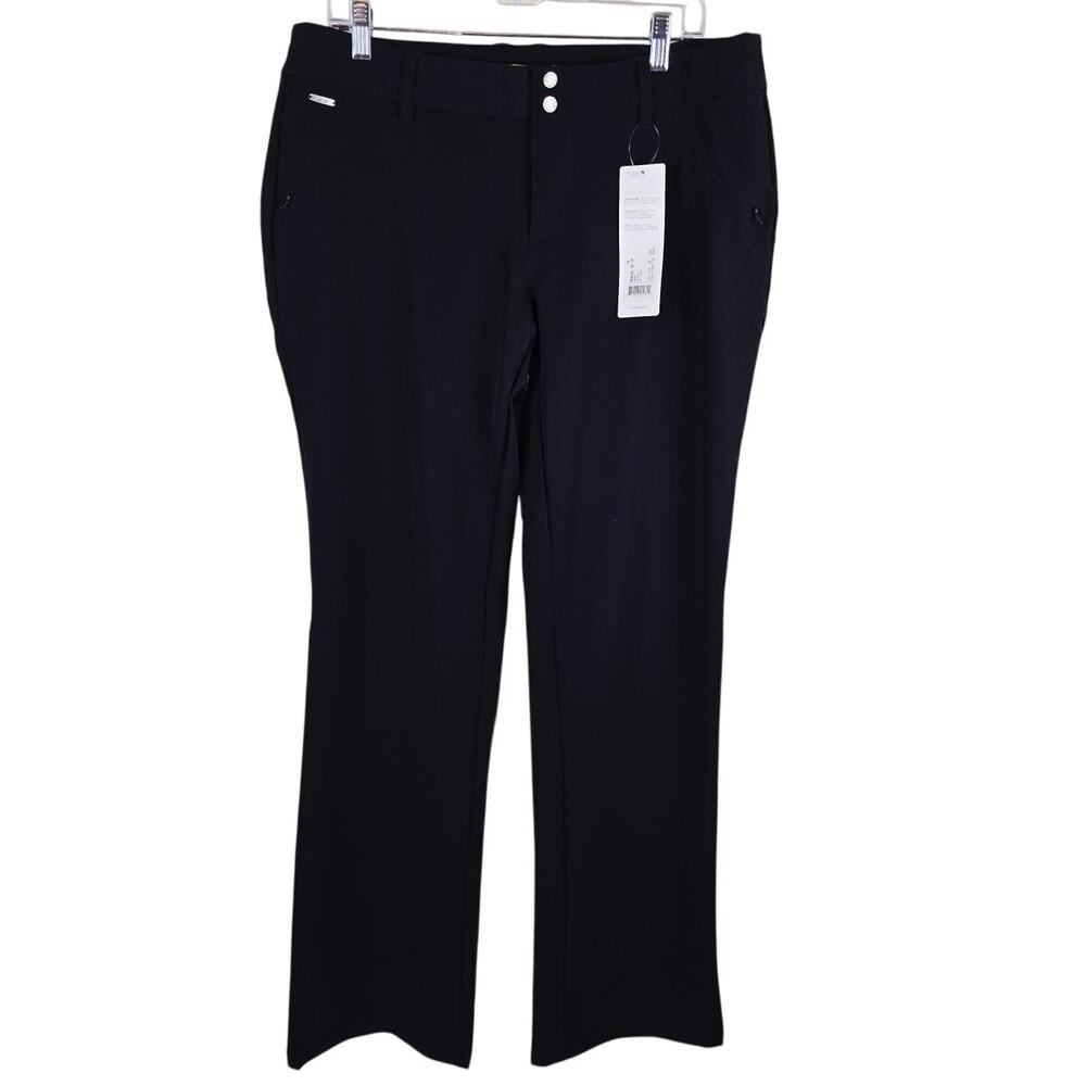 Lole Black Lightweight Travel Outdoor SPF 50+ Women's Pants 14 NWT MSRP $85